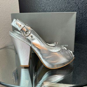 Vince Camuto Silver Heels